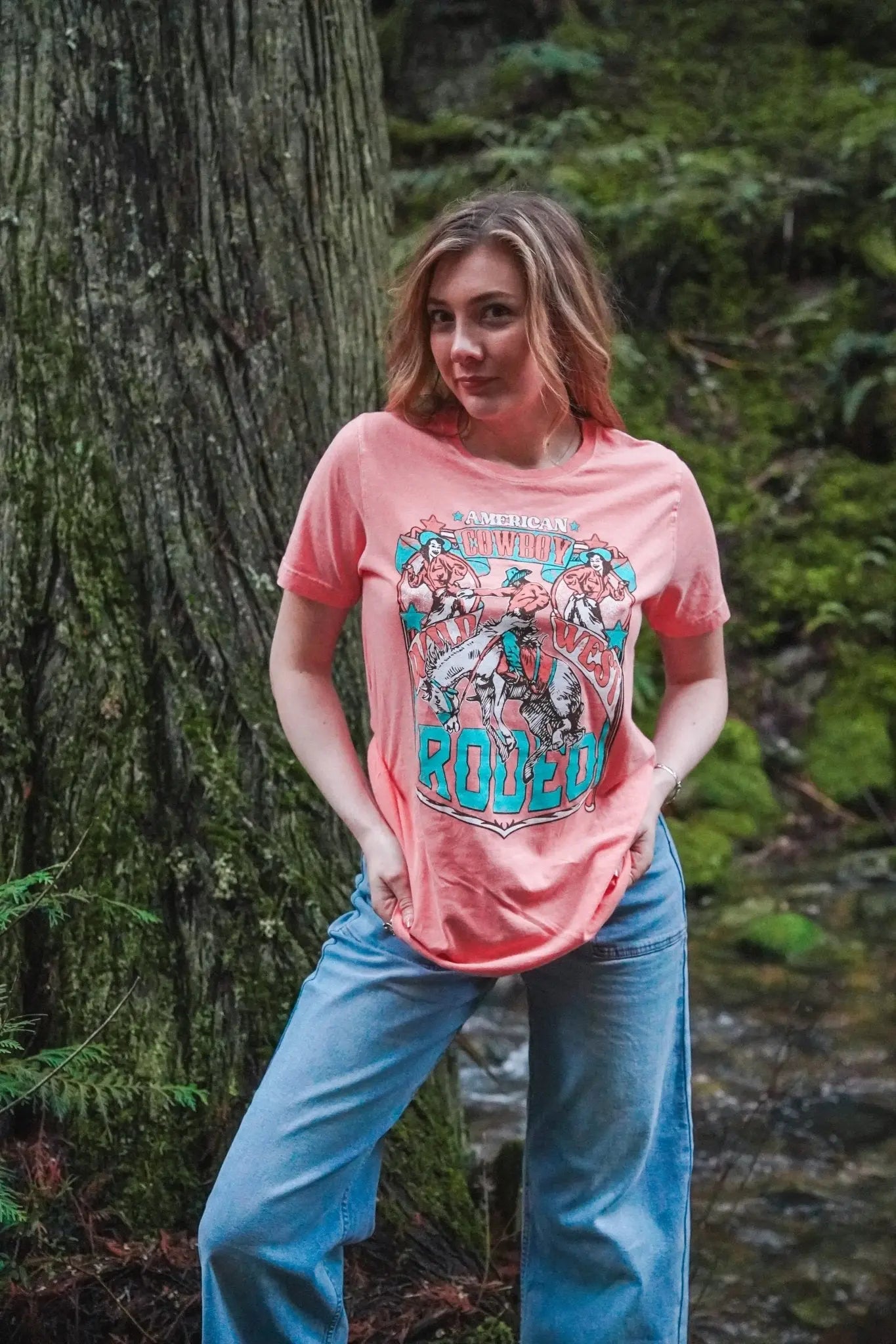 American Rodeo Mineral Wash Tee - Wyld Jace Co