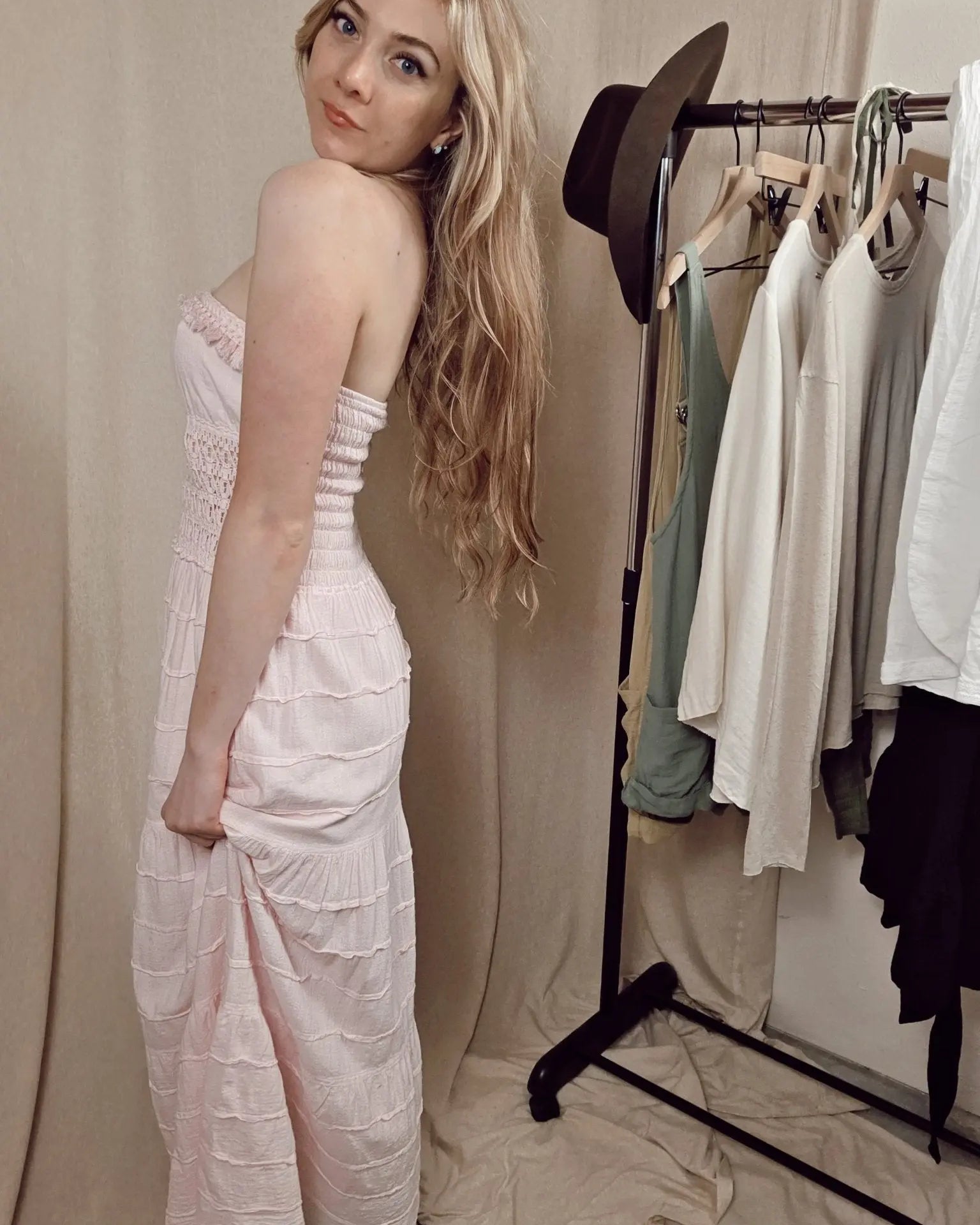 Blush Baby Doll Dress - Wyld Jace Co