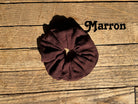 Big brown scrunchie