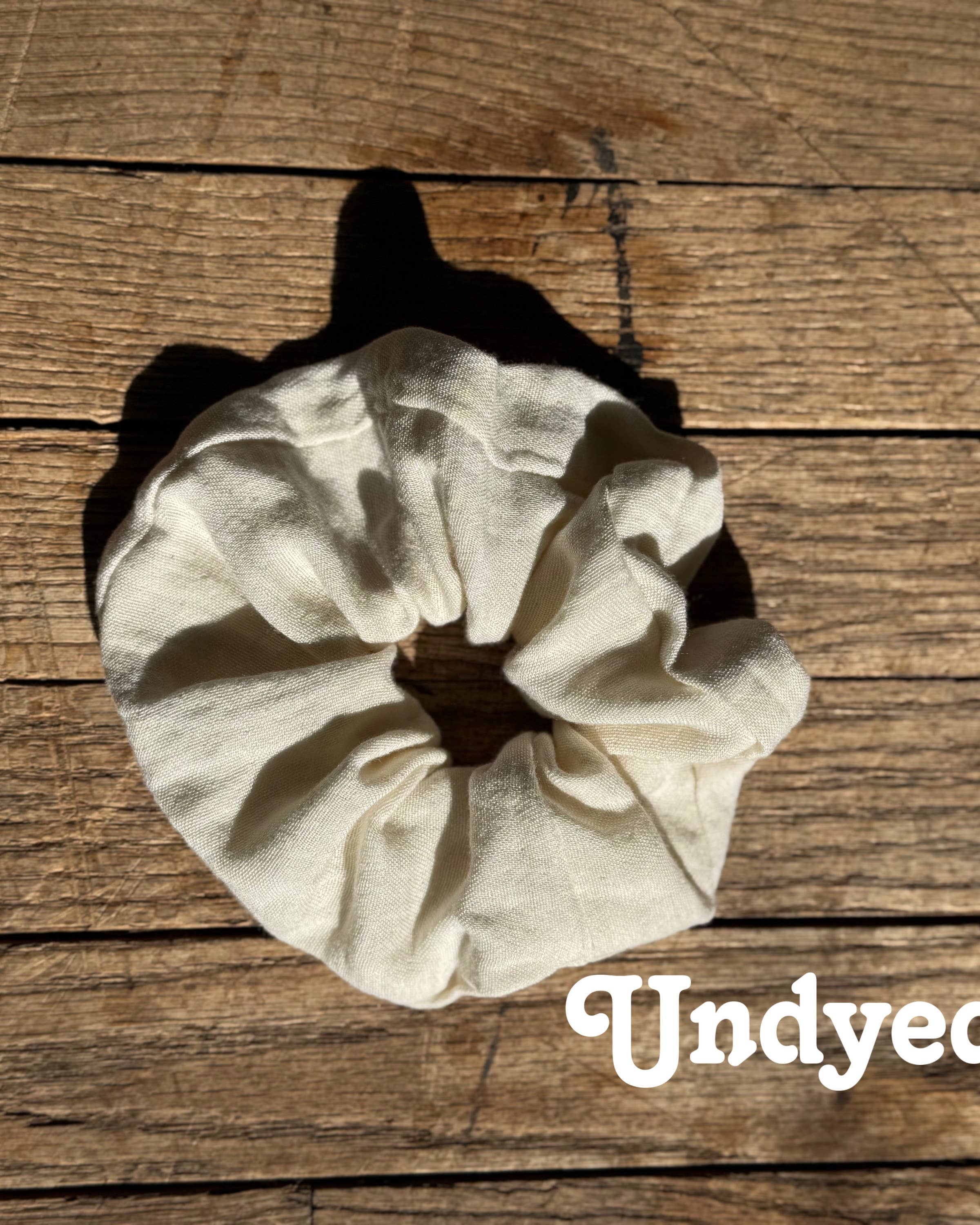 Big white scrunchie