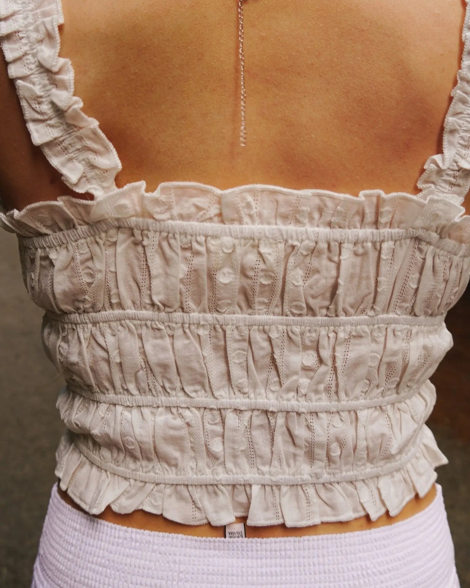 Princess Ruffled Crop Top - Wyld Jace Co