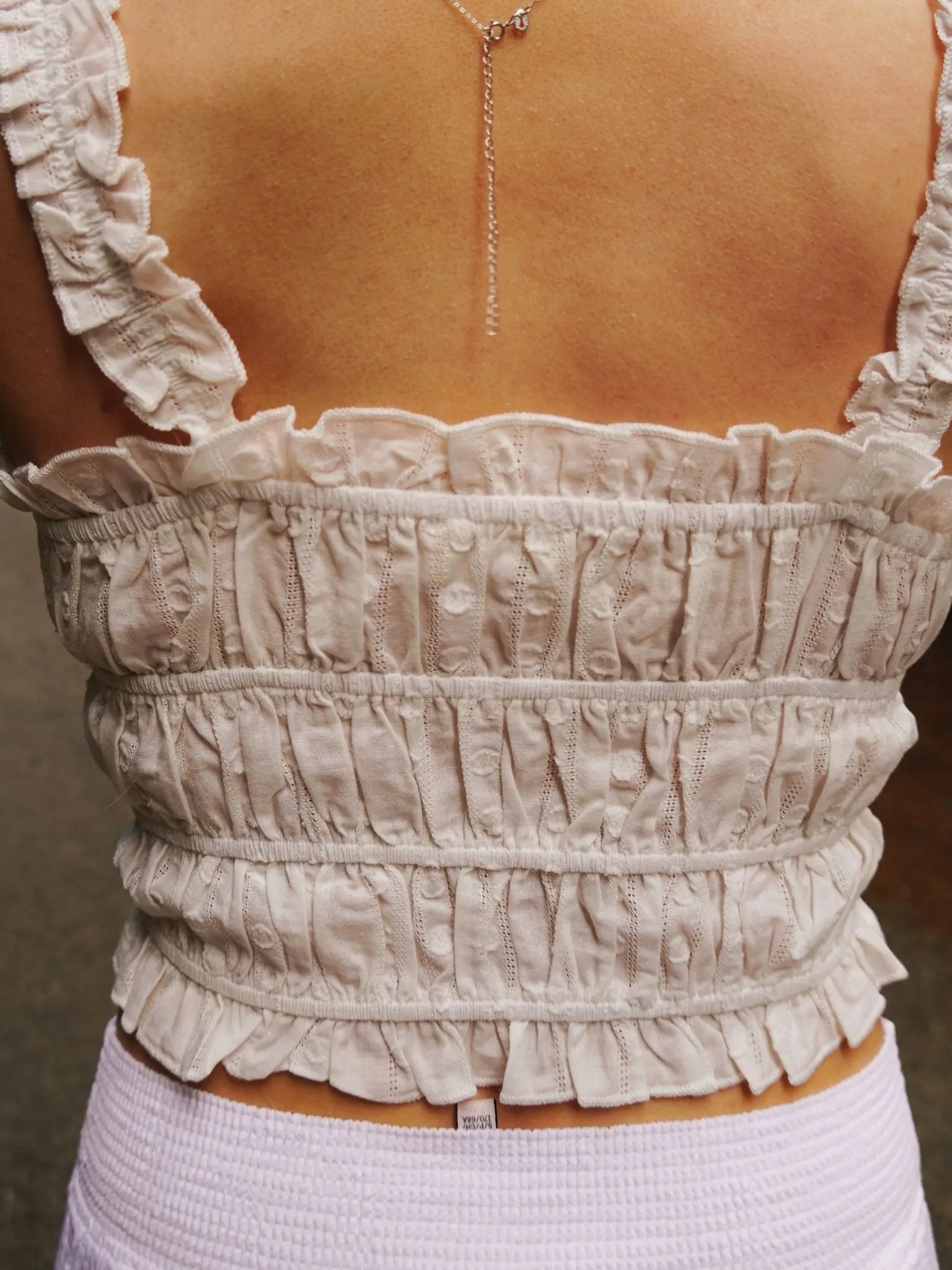 Princess Ruffled Crop Top - Wyld Jace Co