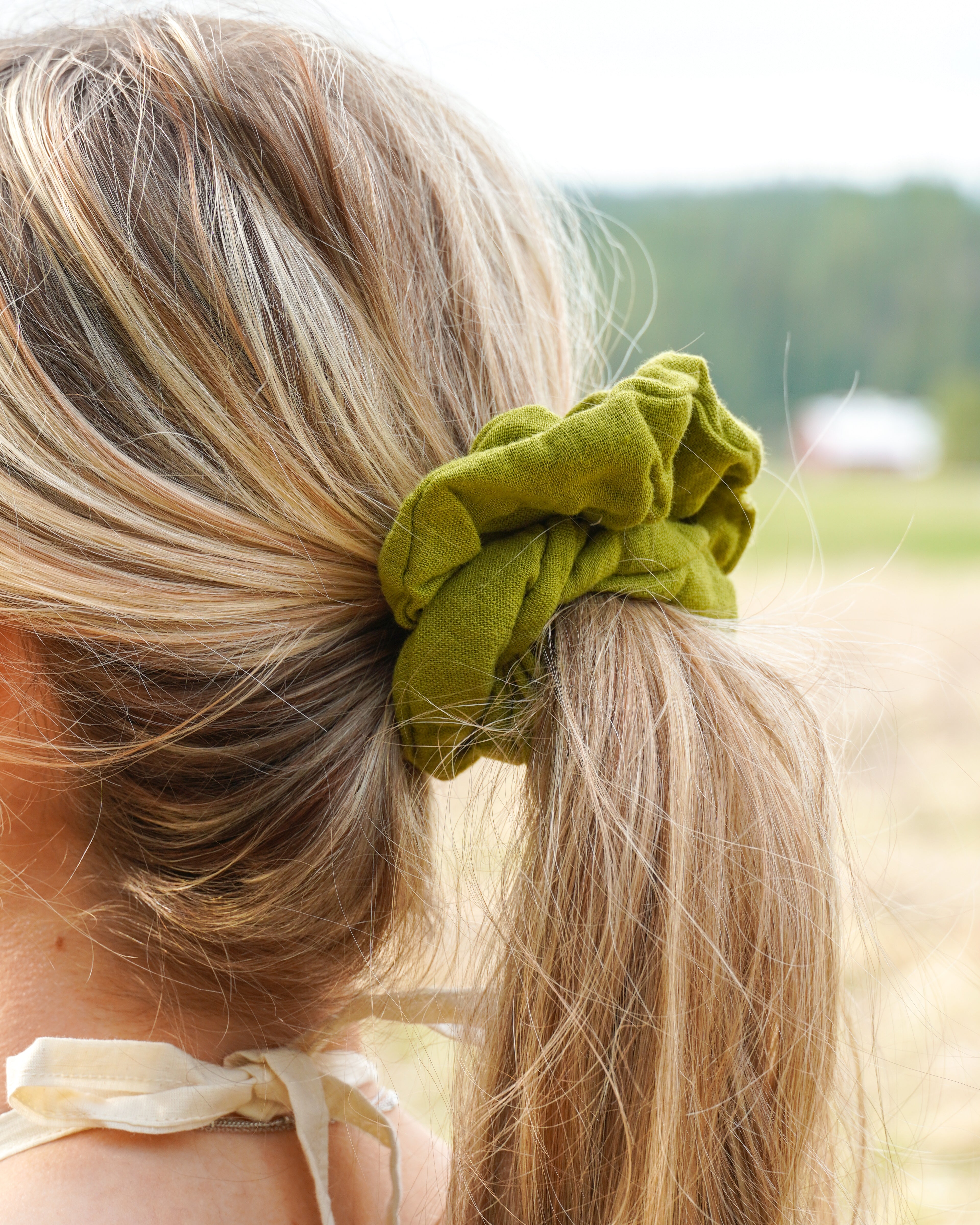 Big green scrunchie