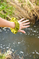 Big green scrunchie