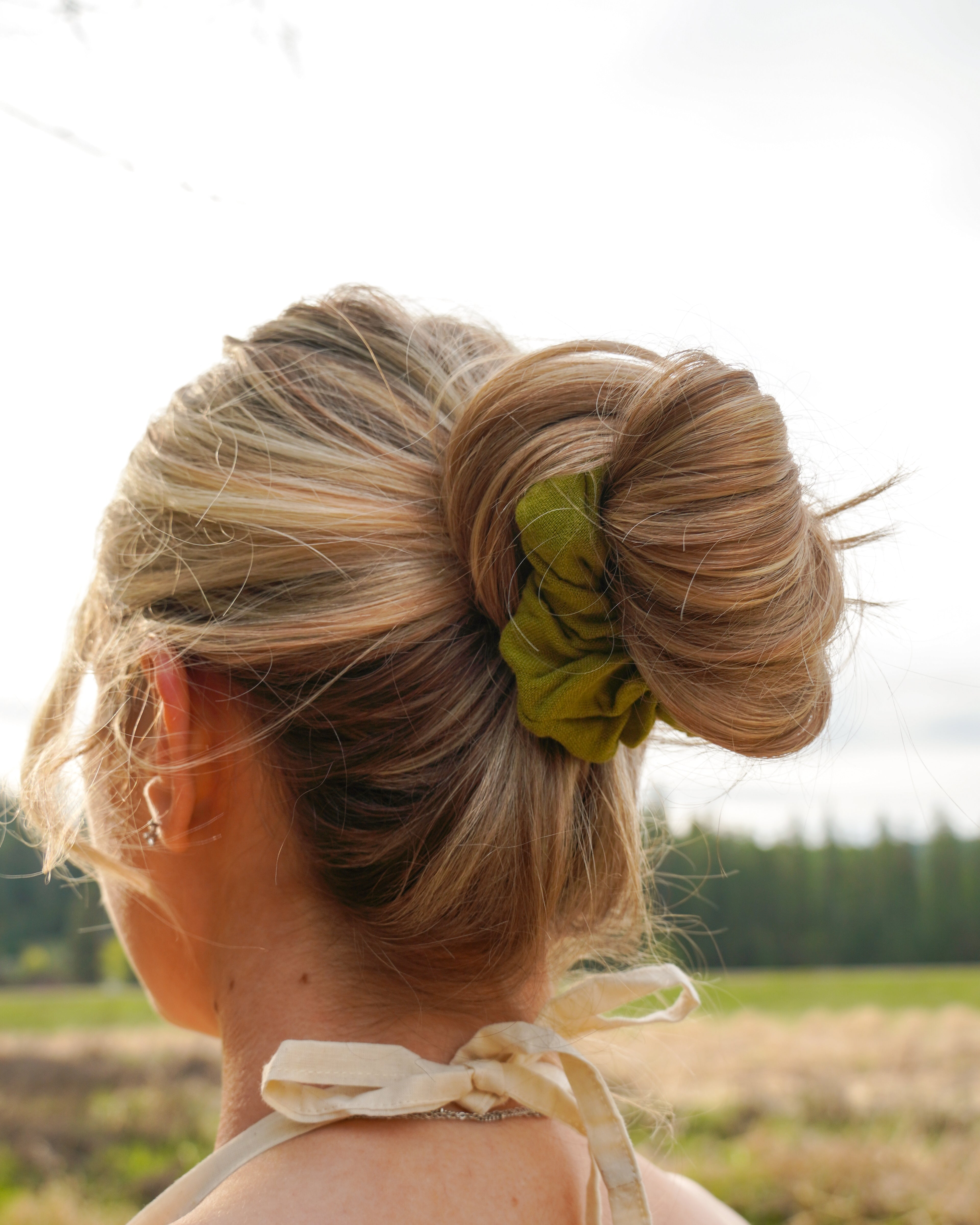 Big green scrunchie