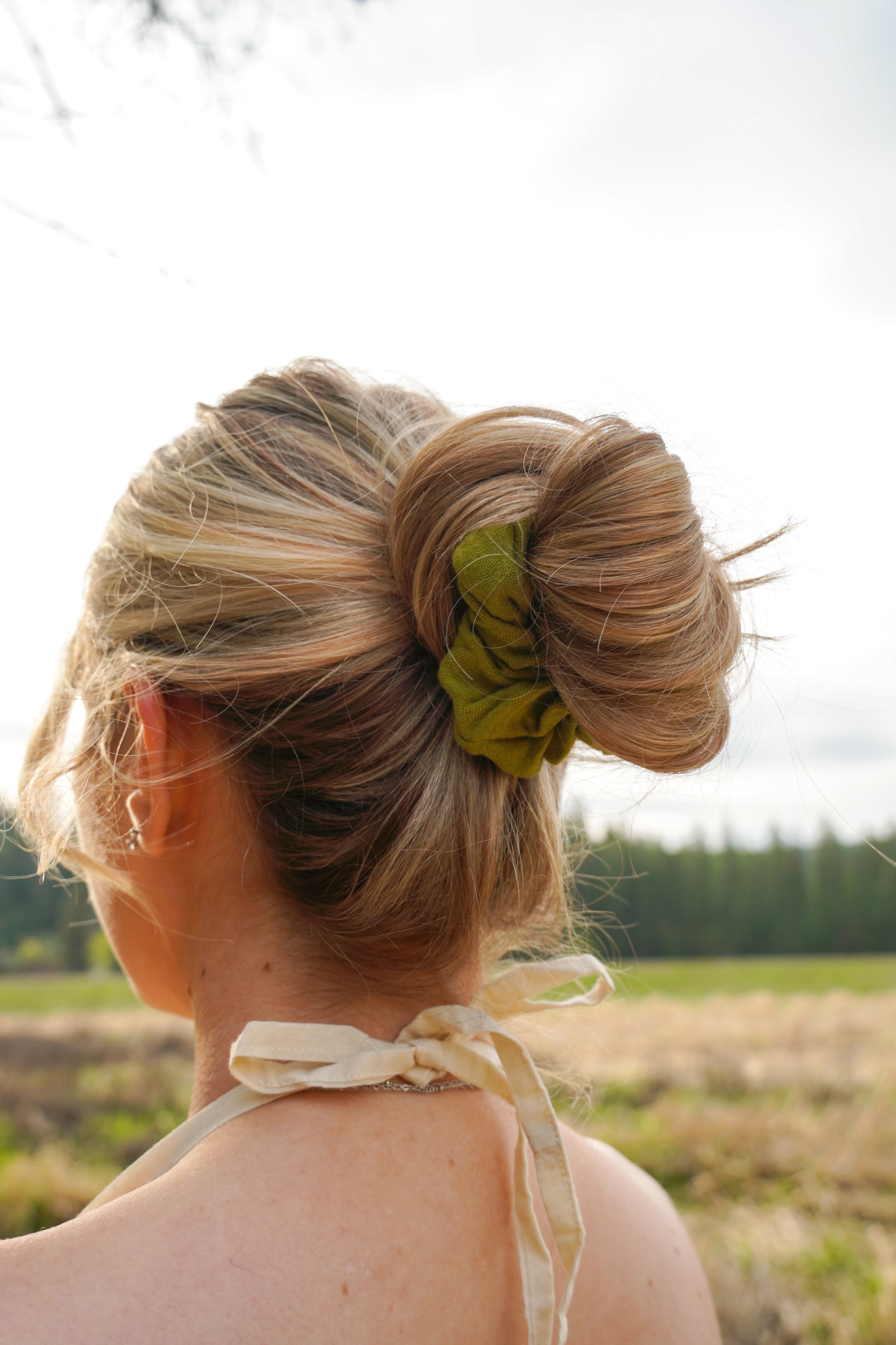 Big green scrunchie