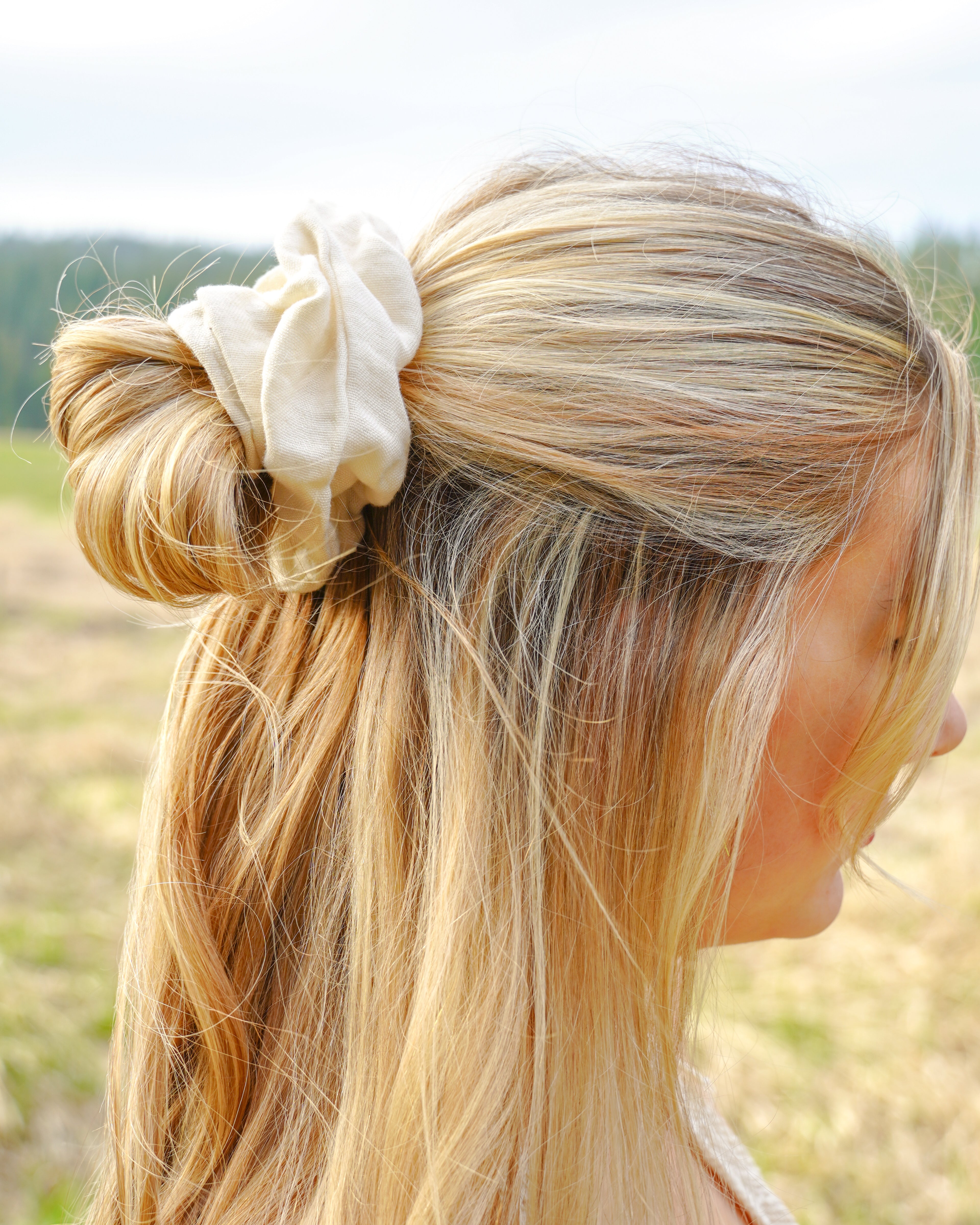 Big white scrunchie