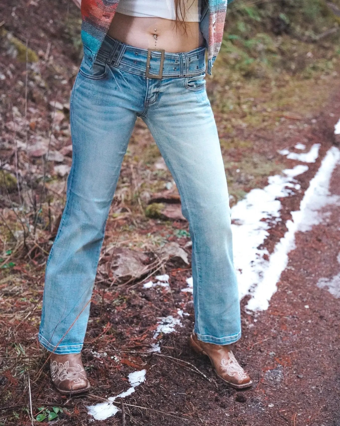 Rodeo Revival Low - Rise Flare Jean - Wyld Jace Co