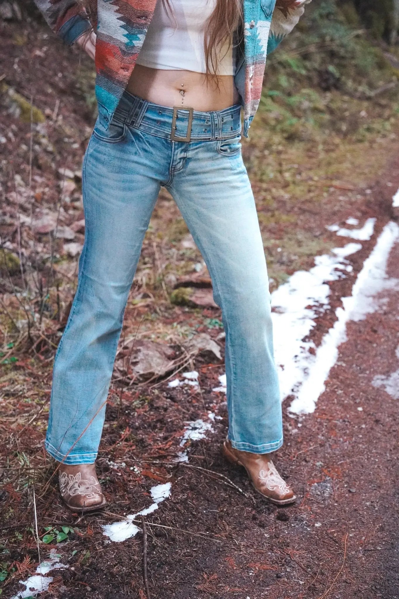 Rodeo Revival Low - Rise Flare Jean - Wyld Jace Co