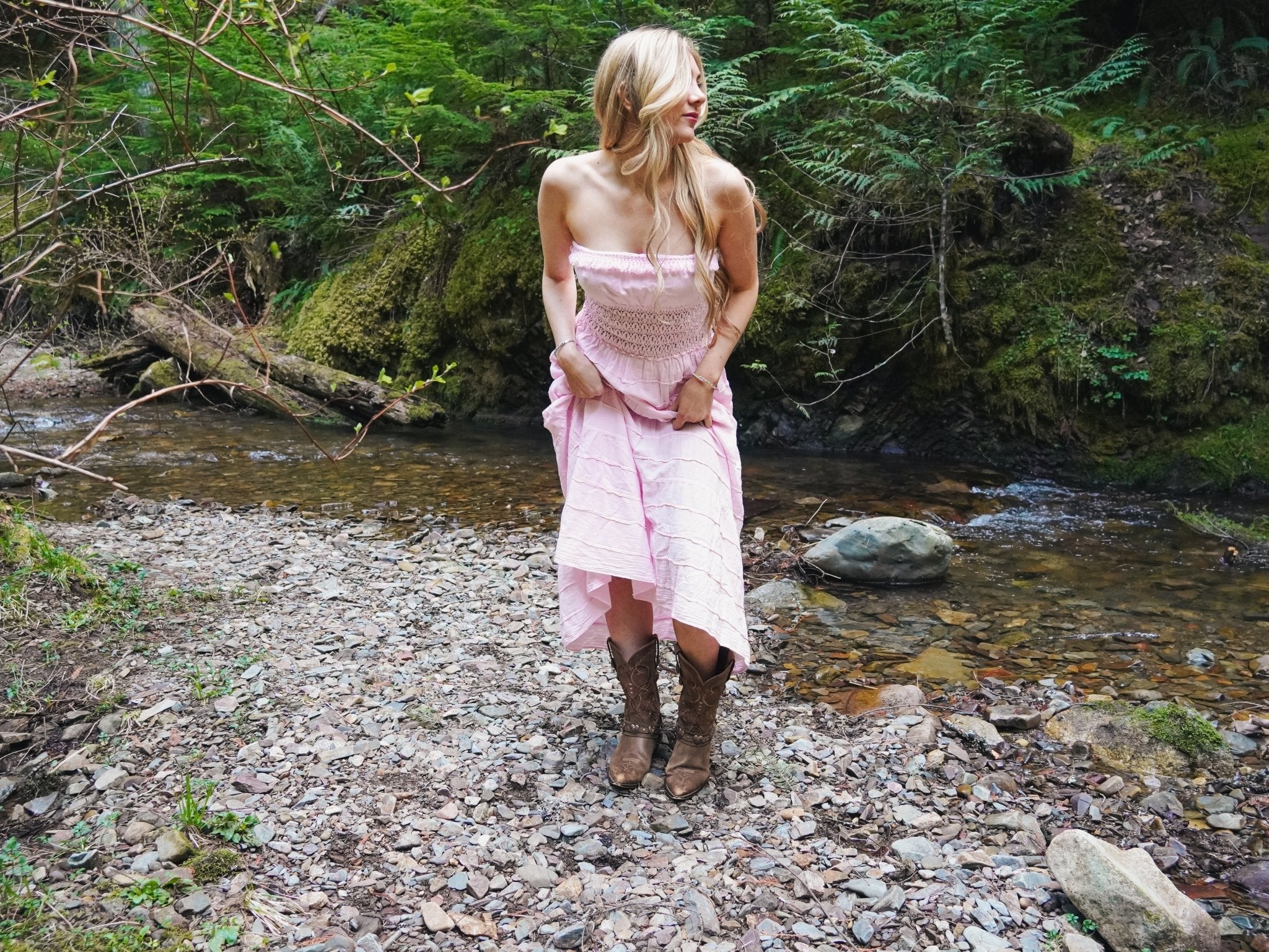 Blush BabyDoll Dress - Wyld Jace Co