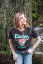 Cowboy Rodeo Mineral Wash Tee - Wyld Jace Co