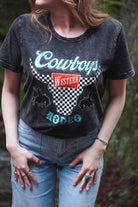 Cowboy Rodeo Mineral Wash Tee - Wyld Jace Co