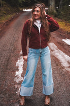 High Noon Cuffed Wide - Leg Jeans - Wyld Jace Co