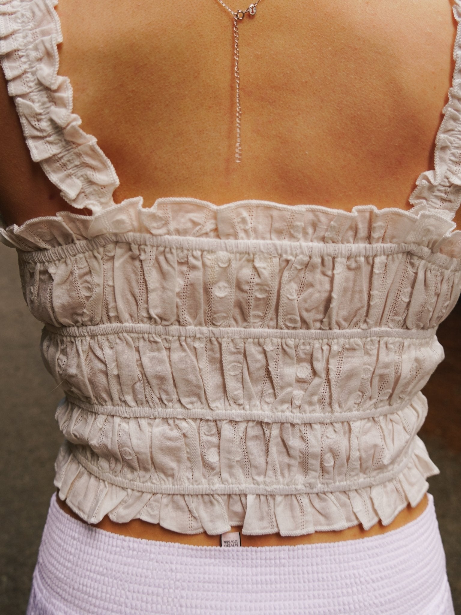 Princess Ruffled Crop Top - Wyld Jace Co