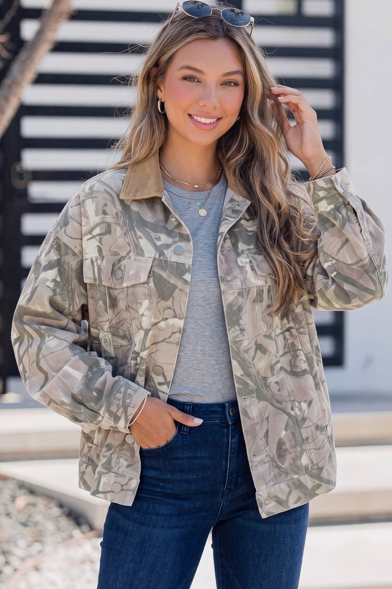 The Horizon Colorblock Denim Jacket - Wyld Jace Co